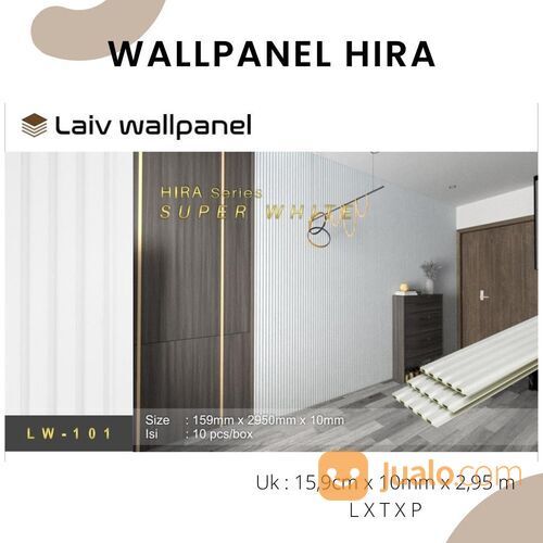 Wallpanel Laiv Wpc Tebal 1cm - Hira Series