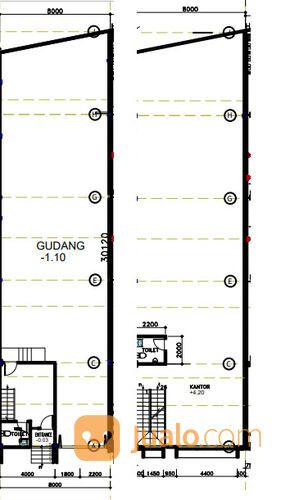 Gudang Jl.Peta Utara (Ukuran 329/722 m2)