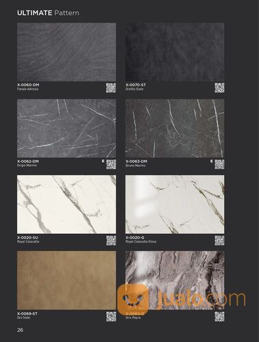 HPL TACO LAPISAN UNTUK FURNITURE MOTIF MARMER