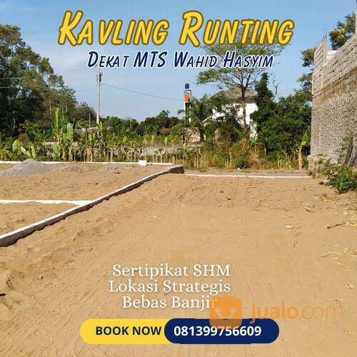 Tanah Kavling Runting Dekat MTS Wahid Hasyim