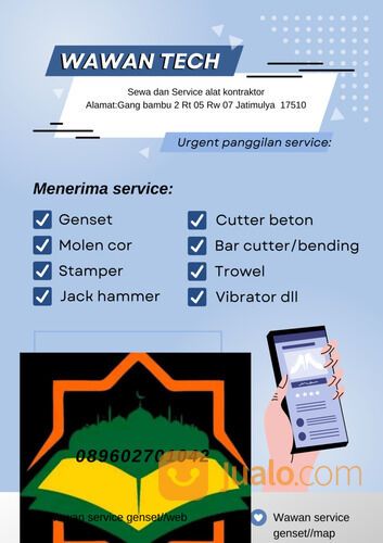 Urgent No 1/ Service genset di bekasi