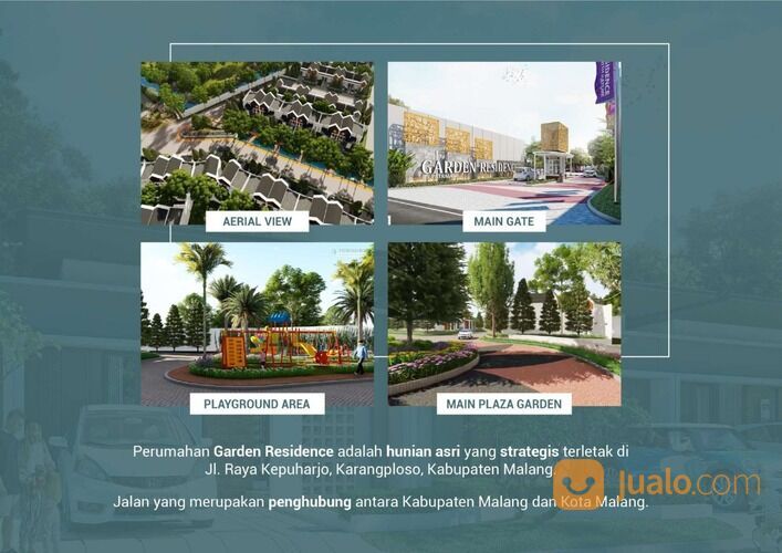 Rumah modern lokasi strategis di Garden Residence Karangploso