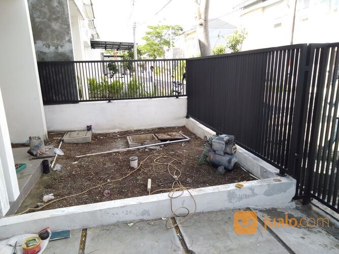 Pagar minimalis modern besi hollow / pagar besi simple murah