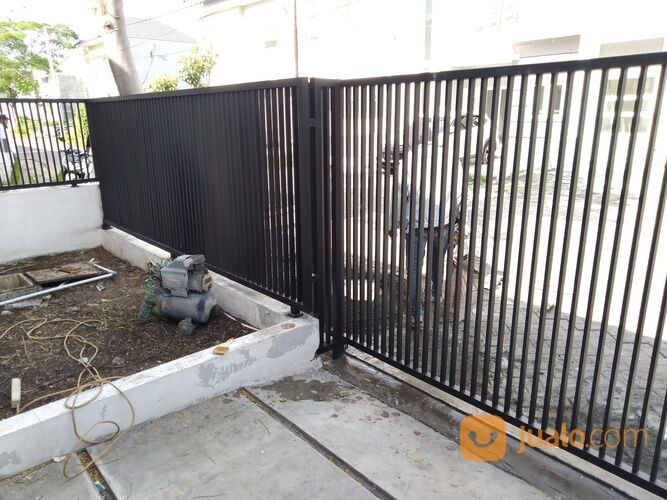 Pagar minimalis modern besi hollow / pagar besi simple murah