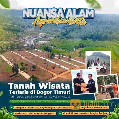 Tanah Kavling Murah View Pegunungan Dan Pesawahan Bogor Timur