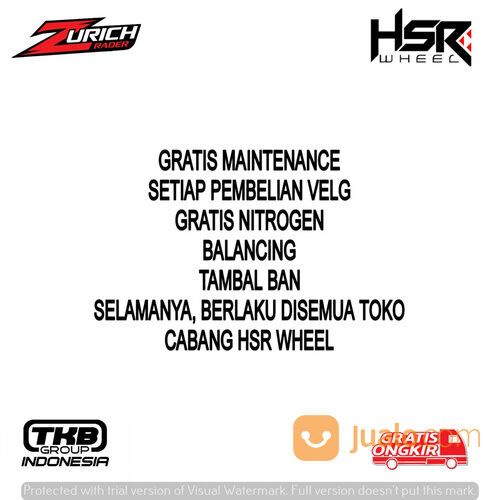 VELG YARIS CROSS, AVANZA, VELOZ, XENIA, FT 86, BRZ HSR BOB JC R18
