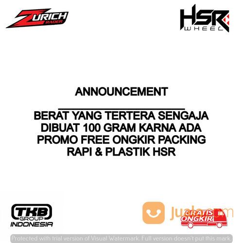 VELG YARIS CROSS, AVANZA, VELOZ, XENIA, FT 86, BRZ HSR BOB JC R18