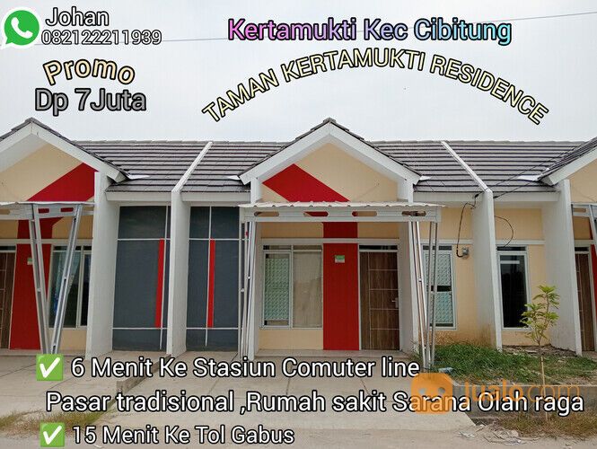 Rumah Taman Kertamukti Residence Termurah dan terdekat ke Krl Cibitung dan cikarang