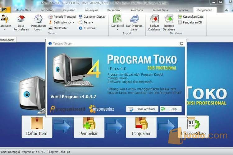 Program Toko Kasir - iPos 4 plus Tutorial Lengkap
