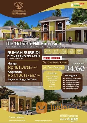 Perumahan Terbaik di Cikarang Arthera hill