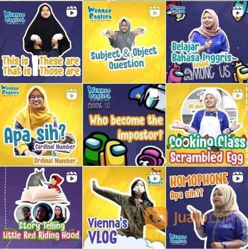 Kursus Bahasa Inggris untuk SD [Winnie English] Lokasi Jatiuwung dan Periuk Tangerang