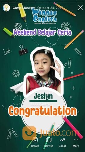 Kursus Bahasa Inggris untuk SD [Winnie English] Lokasi Jatiuwung dan Periuk Tangerang