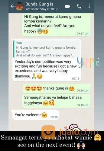 Kursus Bahasa Inggris untuk SD [Winnie English] Lokasi Jatiuwung dan Periuk Tangerang