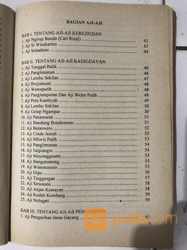 Buku: "PRIMBON JAWA: JOPO MONTRO", Ny. Wulandari, Bintang Usaha Jaya, cet-1, 1995.