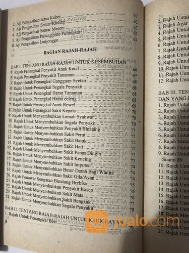 Buku: "PRIMBON JAWA: JOPO MONTRO", Ny. Wulandari, Bintang Usaha Jaya, cet-1, 1995.