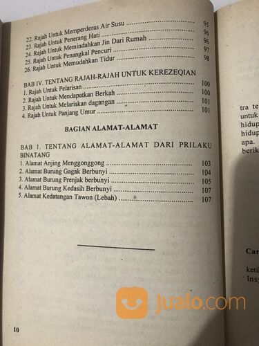 Buku: "PRIMBON JAWA: JOPO MONTRO", Ny. Wulandari, Bintang Usaha Jaya, cet-1, 1995.