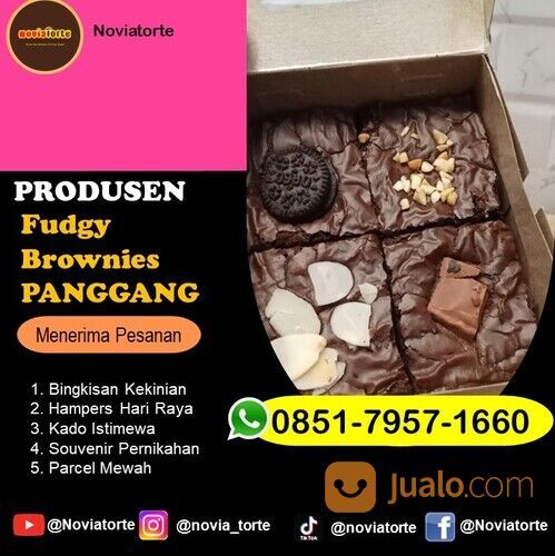 Harga Brownies Panggang Ukuran 20x20 Surabaya Noviatorte
