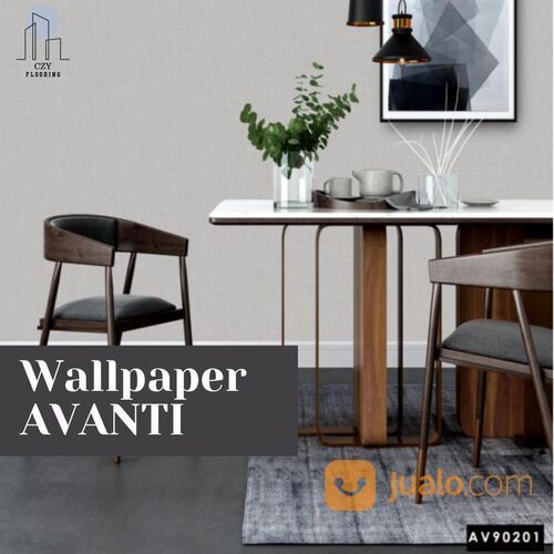 Wallpaper Dinding Polos Avanti - 5M2/Roll - Wallpaper Motif Jakarta