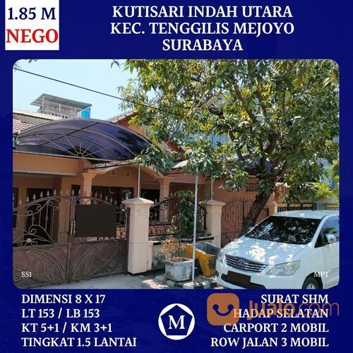 Rumah Kutisari Indah Utara Tenggilis Mejoyo Surabaya Timur Murah dkt Semolowaru