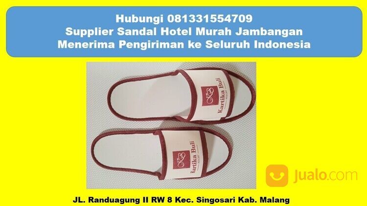 Hubungi 081331554709 - Sandal Hotel Putih Jambangan