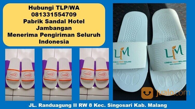 Hubungi 081331554709 - Sandal Hotel Putih Jambangan