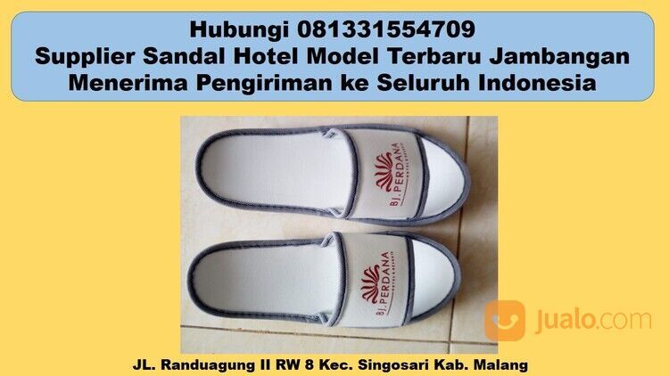 Hubungi 081331554709 - Sandal Hotel Putih Jambangan