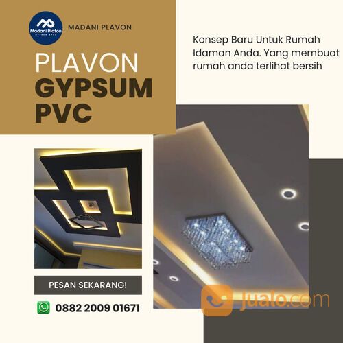 WA 0882-2009-01671 (BERGARANSI), Pusat Borongan Pasang Plafon Pvc Pemalang