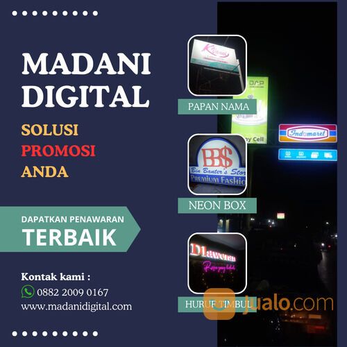 0882-2009-0167 , Pusat Jasa Pembuatan Neon Box Tegal