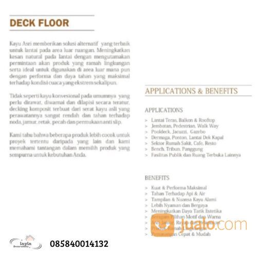 WPC DECKING KAYU ASRI LANTAI