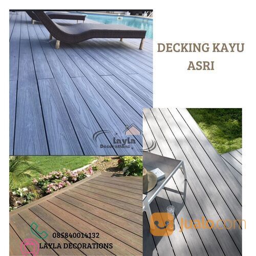 WPC DECKING KAYU ASRI LANTAI