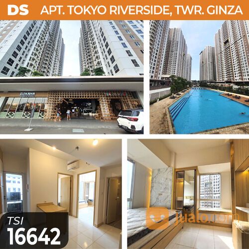 (TSI/16642) Apartemen Tokyo Riverside, Tower Ginza, PIK 2, 38 m², Lt. 21, HGB
