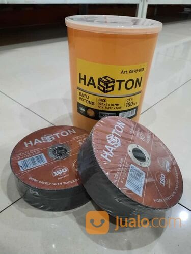 Batu Gerinda Potong Besi Hasston Prohex 4" x 1"mm mata gerinda potong