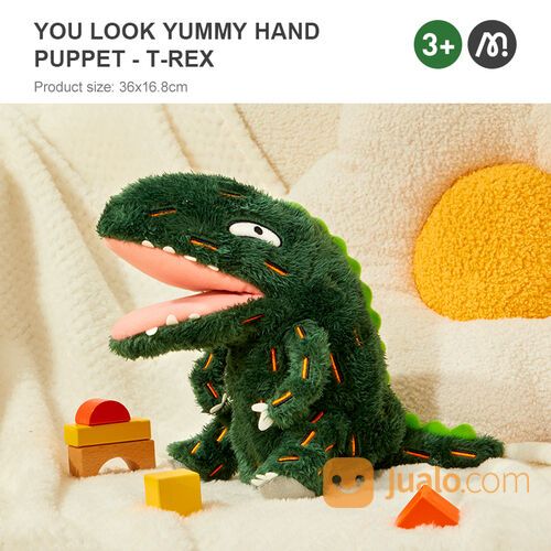 Mideer Dinosaur Hand Puppet T-Rex TRex Mainan Boneka Dino Dinosaurus