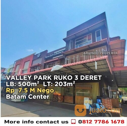 RUKO 3 UNIT DERET Valley Park Batam Center
