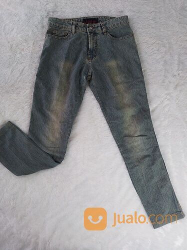 Preloved Celana Jeans Wanita warna hijau - CLN 004