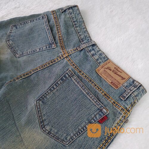 Preloved Celana Jeans Wanita warna hijau - CLN 004