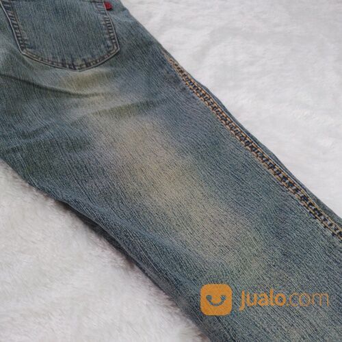 Preloved Celana Jeans Wanita warna hijau - CLN 004