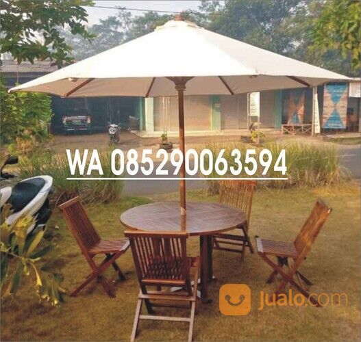 Kursi Meja Kanopi Payung Teduh