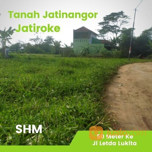 Tanah Jatinangor Jatiroke 50 Meter Dari Jl Letda Lukito SHM