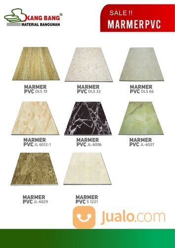 PVC MARMER DLS 1,22M x 2,44M x 3MM / MARMER PVC / DEKORASI DINDING