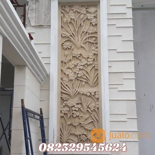 RELIEF UKIRAN BATU ALAM HIASAN DINDING