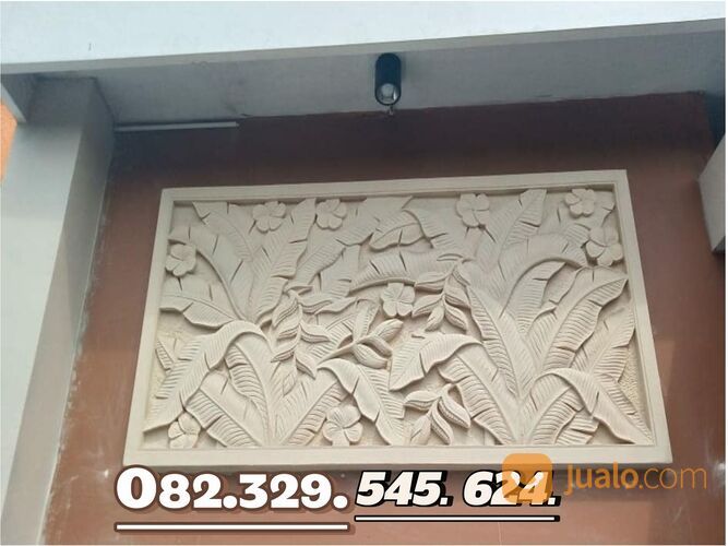 RELIEF UKIRAN BATU ALAM HIASAN DINDING