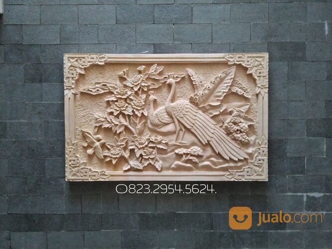 RELIEF UKIRAN BATU ALAM HIASAN DINDING