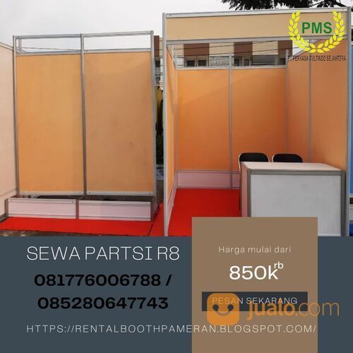 PARTISI R8 UNTUK STAND PAMERAN JAKARTA