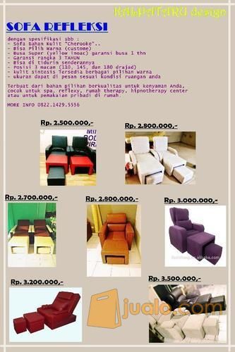 Sofa Refleksi Reclening 3 posisi, warna dan ukuran custome, siap kirim seluruh Indonesia