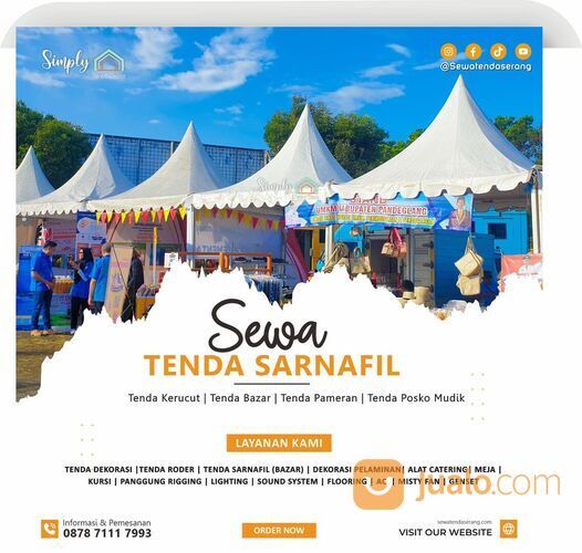 0878 7111 7993 - Sewa Tenda Sarnafil | Bazar | Pameran Di Serang - Daftar Harga Sewa Tenda 2025