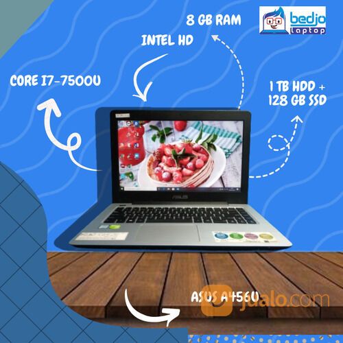 TERMURAH, Bedjo Laptop, Asus A456U, Intel Core i7-7500U , Laptop Second,Laptop Second Murah