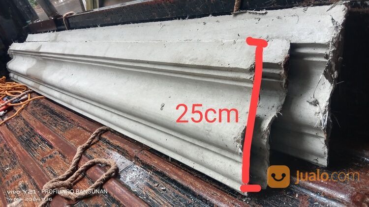 Profil list plang beton