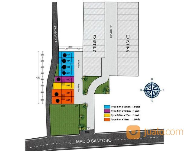 MADIO REGENCY TAHAP 2 (Jalan Madio Santoso - Krakatau) Medan