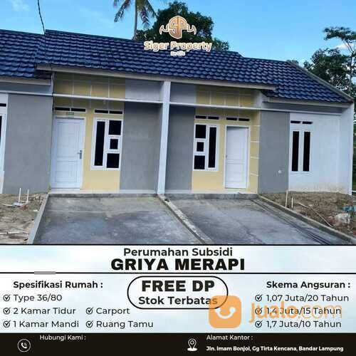 Perumahan Subsidi Griya Merapi dekat Bandar Lampung